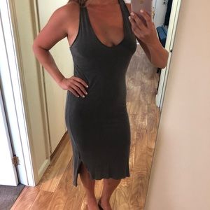 STATESIDE Gray Tank Top Dress